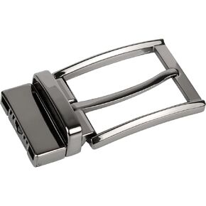 Saitech It Men's Men's Buckle Casual For Belt للأحزمة الرسمية وغير الرسمية (Nickle Black)