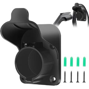 Linkstyle EV Charger Holder, EV Charger Cable Holder Hanger Organizer Wall Mount Indoor Outdoor Compatible for SAE J1772