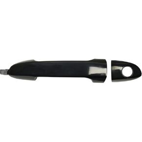 Front Left Driver Side Exterior Door Handle for 2004-2009 Kia Spectra Spectra5, Replaces 80753 82650-2F000 82670-2F000, Smooth Black