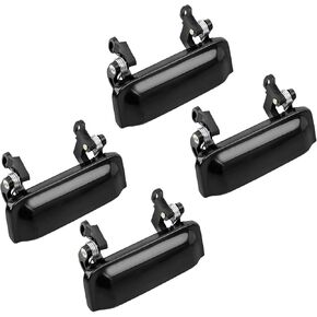 4PCS Exterior Door Handle Front Rear Driver Side, Outside Right Left Passenger Handle, Compatible with 1998-2003 Ford Explorer, 98-01 Mercury Mountaineer, 01-05 Explorer Sport Trac, Replaces# 79102