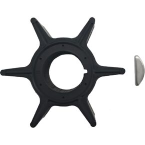 3C8-65021-2 Water Pump Impeller For Nissan Tohatsu 3C8650212M 40 50 60 HP 2 & 4 Stroke Boat Motors Parts Suitable Outboard Sierra 18-8922 Mercury 161542 40HP 50HP 60HP 3 Cylinder with Key NS40 NS50