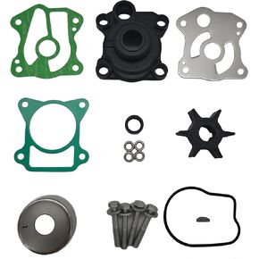 06193-ZV7-030 Water Pump Impeller Repair Kit for Honda 06193-ZV7-020 06193-ZV7-010 25 30 HP 4 Stroke Outboard Model BF25 BF30 Boat Motor Engine Parts for 06193ZV7010 06193ZV7030 06193ZV7020