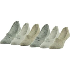 GOLDTOE Women's Everyday Ballerina Extra Low Liner Socks, 6-Pairs