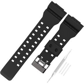 Men's Resin Strap Compatible for 29mm×16mm Casio G-Shock 10437723 GD350 GD-350 Ladies outdoor work waterproof watch band wrist strap Buckle