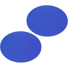 uxcell 2Pcs Felt Base Shaper, 9.8 Inch Round Bag Bottom Shaper Pad Bag Cushion Base Purse Liner Board Insert Arc Corner for Handbags Tote Crossbody Bag Backpack, Black