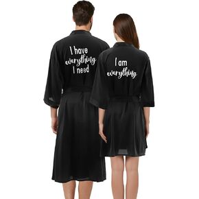 Jecery 2 PCS Satin His and Hers Retsles Legn لدي كل ما أحتاجه