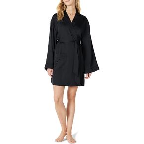 Amazon Essentials Women's Relaxed-Fit Satin Sleep Robe