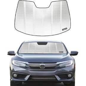 Windshield Sun Shade for 2022-2025 Honda Civic. Front Window Sunshade with Storage Bag B