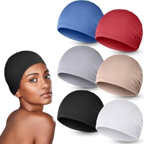 Zhengmy 6 PCS Chemo Cancer Hats النساء قبعات نوم أغطية رأس أغطية رأس أغطية الرأس لفائف الرأس لمرضى السرطان تساقط الشعر