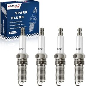 Iridium Spark Plugs 4 Pack 91418 Fits for 2006 2007 2008 2009 2010 Chevy Cobalt HHR Malibu Pontiac G5 G6 Saturn Aura Ion Sky Vue 2.2 2.4, Chevy Colorado GMC Canyon 2.8L Replaces 41-114, ILTR5E11