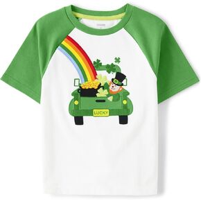 Gymboree Boys' and Toddler All Holidays Short Sleeve Embroidered Tops
