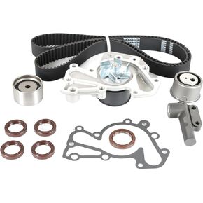 TCKWP315 Timing Belt Kit with Water Pump & Tensioner FITS FOR 2001-2006 Santa Fe, 1999-2001 Sonata, 2003-2008 Tiburon, 2005-2009 Tucson, FOR 2005-2010 Sportage, 2001 Optima, 2002-2006 Optima, 2.5 2.7