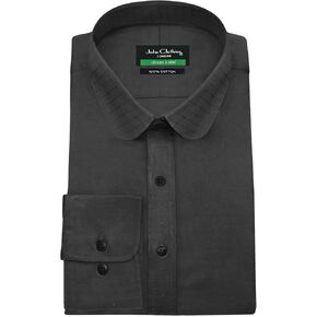 Black Birthday Shirt Penny Collar Thomas Shelby Vintage era 100% Cotton Long Sleeves Edwardian Shirt Club Round 1930 Clothing