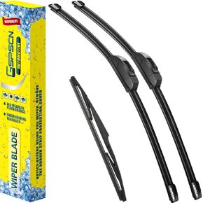 GSPSCN 3 Wipers Replacement for Volvo V90 2021-2018，XC40 2024-2019，XC90 2024-2016，V90 Cross Country 2024-2017 Original Equipment Windshield Wiper Blades 24"+20"+14" (set of 3) Top Lock
