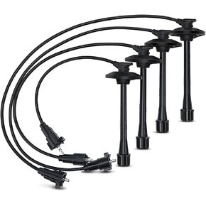 90919-22386 Ignition Spark Plug Wire Set for Toyota Camry 1997-2001,RAV4 1998-2000,Solara 1999-2001 L4 Replaces# 90919-22400