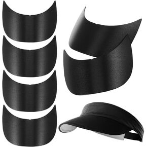 10pcs Baseball Cap Visor Insert: Baseball Cap Brim Shaper Unisex Visor Replacement for Replacement Craft Sewing(7.07X4.72X0.39in)