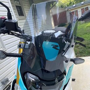 Motorcycle Windscreen Windshield Deflector Wind Shield ABS Plastic New Generation Fit for BMW G310R G 310R 2016 2017 2018 2019 2020 2021 2022 2023 2024 (Light Smoke)