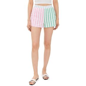 English Factory Women's Colorblock Stripe Shorts