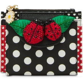 Betsey Johnson Women's Lucky You Bifold Wallet ، Polka Dot ، حجم واحد