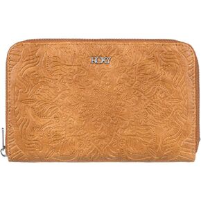 Roxy Women's Wallet | ID Window | Passport Window | Zip Closure | Card Slots | Travel | Everyday Carry | Faux Leather