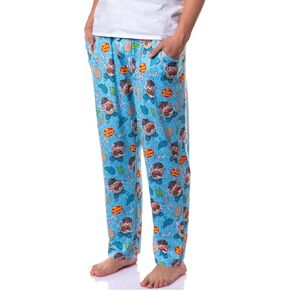 Mr. Potato Head Men's Dress Up Tossed Print Sleep Pajama Pants for Adults