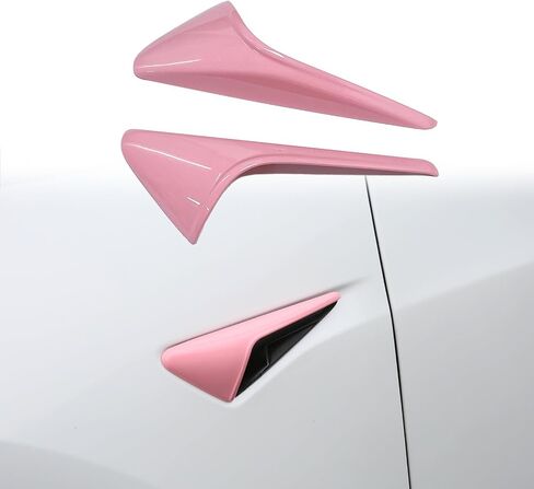 for Tesla Door Handle Covers for Pink Model 3 Highland HW 4.0 Camera Covers for Side Mirror Trim Strip for Pink Tesla Model 3 Accessories 2024-2025 (8PCS) in Kuwait