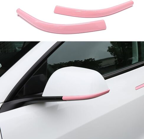 for Tesla Door Handle Covers for Pink Model 3 Highland HW 4.0 Camera Covers for Side Mirror Trim Strip for Pink Tesla Model 3 Accessories 2024-2025 (8PCS) in Kuwait