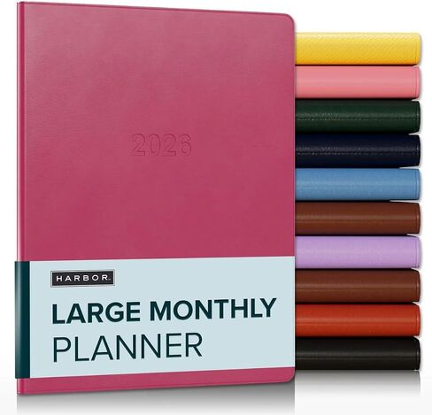 2025 Harbor Large Monthly Planner - Cambridge Super Sonic - 9.75x7.5" in Saudi Arabia