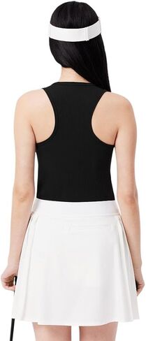 Lacoste Women's Ultra Dry Rib Knit Sport Tank Top in Saudi Arabia
