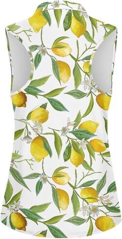 قمصان غولف بلا أكمام للسيدات رطبة فطرية تنس قميص جاف ملائمة 1/4 قمم رياضية من الدبابات الرياضية in Kuwait