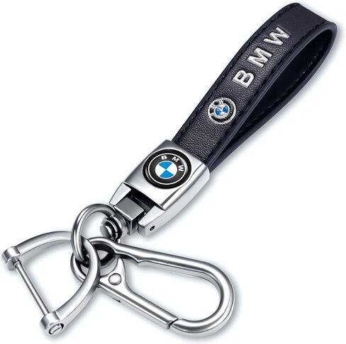 Genuine Leather Car Keychain Keyring Accessories Compatible with Lincoln Series Car Keychains Family Present for Man and Woman（Black） in Saudi Arabia