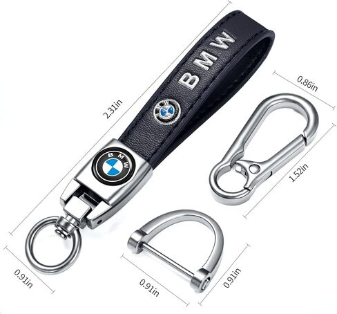Genuine Leather Car Keychain Keyring Accessories Compatible with Lincoln Series Car Keychains Family Present for Man and Woman（Black） in Saudi Arabia