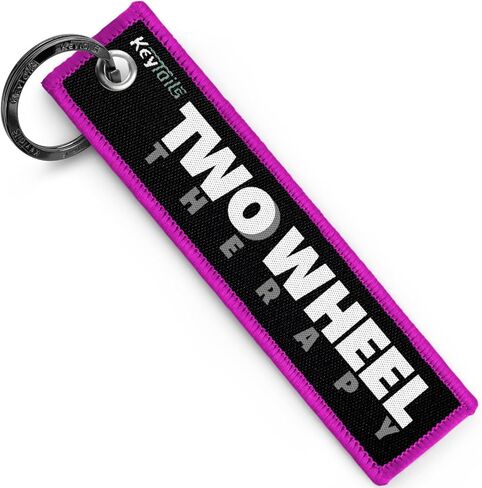 KEYTAILS Keychains, Premium Quality Key Tag for Motorcycle, Scooter, ATV, UTV [Two Wheel Therapy] in Saudi Arabia