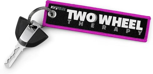 KEYTAILS Keychains, Premium Quality Key Tag for Motorcycle, Scooter, ATV, UTV [Two Wheel Therapy] in Saudi Arabia