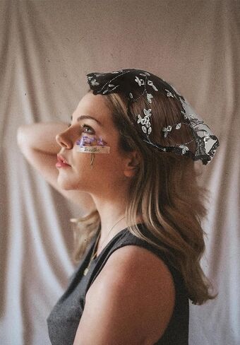 Leimandy Chapel Cap Head Terbroidery Covering Christian Veil Chapel Veil V49 in Kuwait