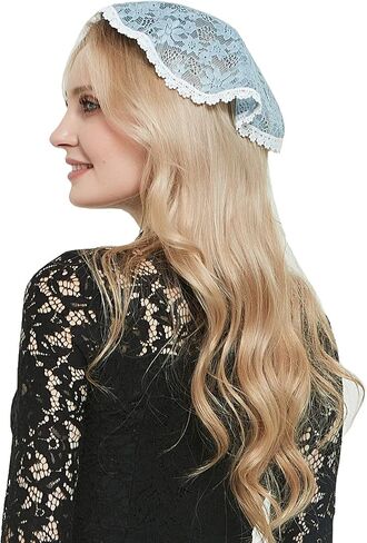 Leimandy Chapel Cap Head Terbroidery Covering Christian Veil Chapel Veil V49 in Kuwait