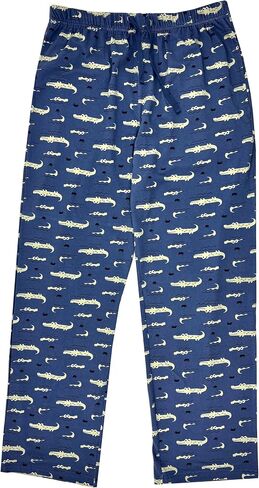 ROCK ATOLL Men's Novelty Print Soft Cotton Knit Long Pajama Lounge Pant Bottoms in Kuwait