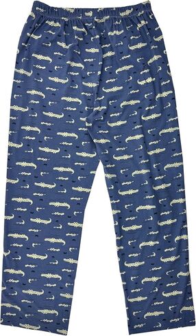 ROCK ATOLL Men's Novelty Print Soft Cotton Knit Long Pajama Lounge Pant Bottoms in Kuwait