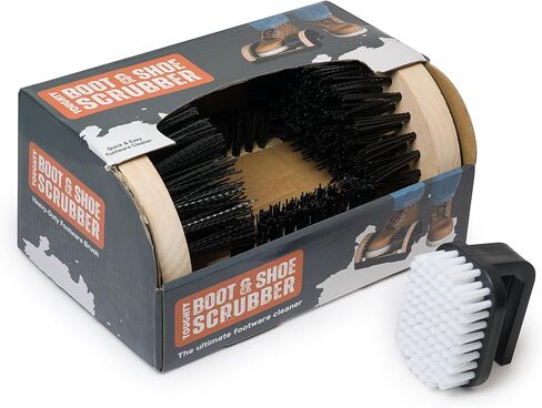 Toughty Boot Scrubber - All Weather Industrial Shoe, Boot, Sneaker Cleaner & Scraper Brush - Footwear Cleaner - Mountable - Dirt Remover - Indoor/Outdoor Sneaker Buffer in Saudi Arabia