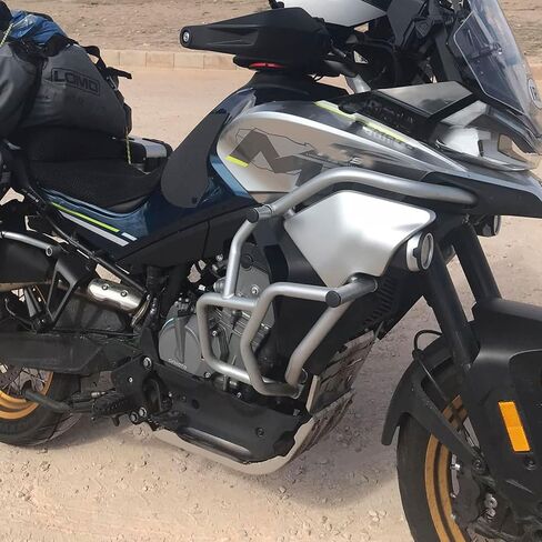 دراجة نارية CF MOTO 800MT محرك الطريق السريع حارس حارس الحارس القضبان الصدمات Stunt حامي القفص المضاد للهدوء نوبات ل CFMOTO 800 MT إكسسوارات الأجزاء المعدلة 2021 2022 2023 2024 2025 (SILVER) in Kuwait