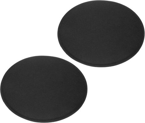 uxcell 2Pcs Felt Base Shaper, 9.8 Inch Round Bag Bottom Shaper Pad Bag Cushion Base Purse Liner Board Insert Arc Corner for Handbags Tote Crossbody Bag Backpack, Black in Saudi Arabia