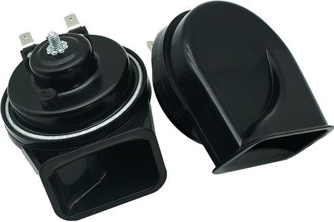 Car Horn 12V Loud Electric High Low 2 Tone Replacement Waterproof for Any 12 Volt Vehicle Car Auto Motorcycle Universal Horn Kit in Kuwait