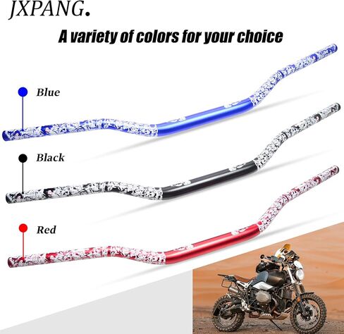 Universal 28mm 1/1/8" Handle Bar For CRF KLX KX LTR TRX SX SXF EXC XCW Motocross Pit Dirt Bike Scooter ATV Quad Bike Grizzly Hawk 250 Bicycles (Black) in Saudi Arabia