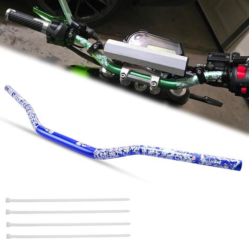 Universal 28mm 1/1/8" Handle Bar For CRF KLX KX LTR TRX SX SXF EXC XCW Motocross Pit Dirt Bike Scooter ATV Quad Bike Grizzly Hawk 250 Bicycles (Black) in Saudi Arabia
