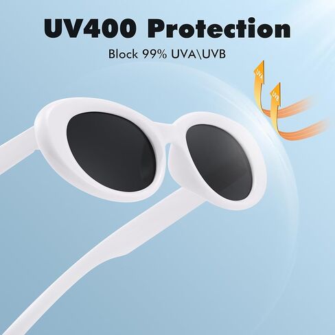 2Pack Kids Sunglasse for Girls Boys Oval Small Frame Toddler Shades UV 400 Age 3-8 in Kuwait