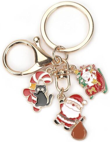 Merry Christmas Keychain,Santa,Tree,Bell Bag Charm for Son,Boyfriend,Husband,Dad,Daughter,Wife,Mom in Kuwait