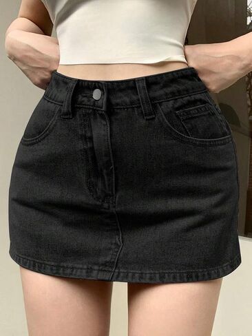 SperLucky Jeans for Women High Waisted Stretchy Short Jeans Denim Three Quarter Pants in Kuwait