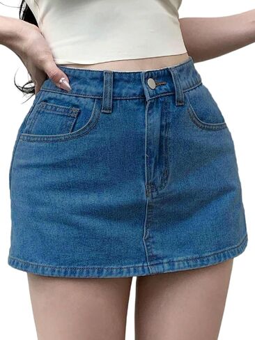 SperLucky Jeans for Women High Waisted Stretchy Short Jeans Denim Three Quarter Pants in Kuwait