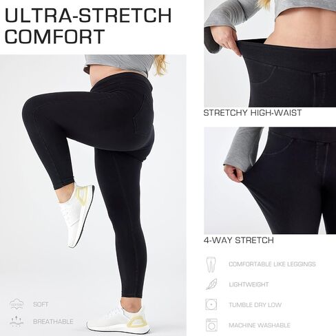 نساء بالإضافة إلى حجم 1x-4x عالي الخصر متماسكة الدنيم jegging التحكم البطن امتداد جان سحب بانت in Saudi Arabia