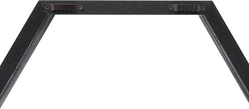 WONFUlity Hexagon Floating Shelves Honeycomb Shelves Wall Mounted Wood Farmhouse Storage Wall Shelf for Bathroom, Kitchen, Bedroom, Living Room,Driftwood Finish Wall Decor,Dark Brwon in Kuwait